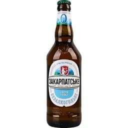 Пиво безалкогольное Перша приватна броварня Закарпатское №0 светлое 0.5 л
