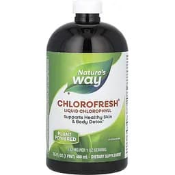 Жидкий хлорофилл Nature's Way Liquid Chlorophyll не ароматизирован 473 мл