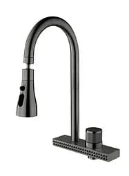 Змішувач для кухні Mixxus "Водоспад" FOL-017 graphite MI6344 Графіт