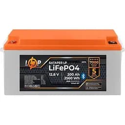 Акумулятор LogicPower LiFePO4 Smart BT 12V 12.8V/200Ah/2560Wh BMS 200A/100А [30172] [109369] - мініатюра 2