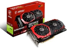 Видеокарта GeForce GTX 1060 6GB MSI Gaming X Plus (GTX 1060 GAMING X+ 6G) Б/У