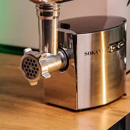 М'ясорубка електрична Sokany SK-091 зі змінними решітками, сталь Sokany SK091 - мініатюра 9