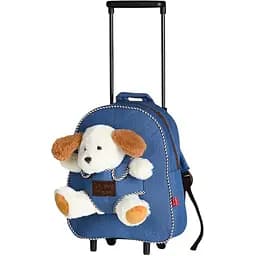 Рюкзак на колесах Perletti Toys Duff Dog джинсовый (P13034)