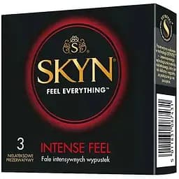 Презервативи безлатексні Skyn Intense Feel (ребристі, 3 шт.)