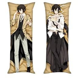 Наволочка дакимакура Великий из Бродячих Псов Осаму Дазай Bungou Stray Dogs Osamu Dazai 150 х 50 см