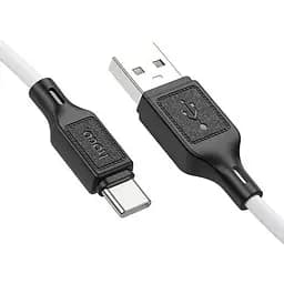 Кабель Hoco X90 Cool silicone charging data cable for Type-C Чорний