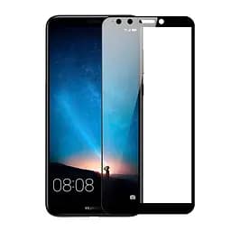 Захисне скло Full screen PowerPlant для Huawei Y9 (2018), Black