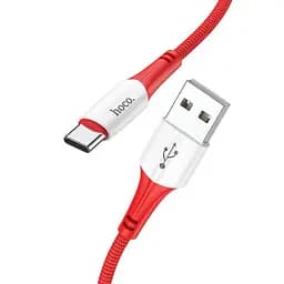 Кабель Hoco Ferry X70 USB - Type-C 3 A 1 метр красный 6931474760494