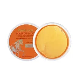 Гидрогелевые патчи Horse Oil and Gold Hydrogel Eye Patch FarmStay 60 шт