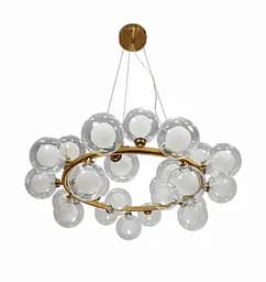 Люстра молекула кільце з кулями Levistella 761J2029-25 BRZ+CLWH