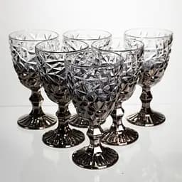 Набор бокалов для вина 6 штук 340 мл винные бокалы на ножке стеклянные фужеры подарочные для вина Yiwu HP-19-181