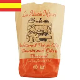 Чипси La Abuela Nieves зі смаком томатів та оливок 150 г (915649)