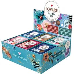 Набір чай асорті Lovare Fest Tea Set 180 г (90 шт. х 2 г) - мініатюра 2