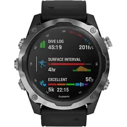 Смарт-годинник Garmin Descent Mk2 Stainless Steel with Black Band (010-02132-00/10) [84483] - мініатюра 8