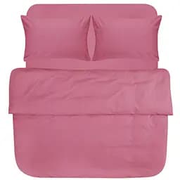 Комплект постільної білизни євро Lotus Home Basic ранфорс малиновий (svt-2000022340496)