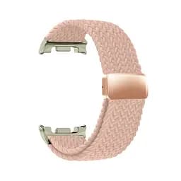 Ремінець для Samsung Watch 8/8 Classic (20x113 mm), Braided Solo Loop, рожевий, нейлоновий, текстильний, плетений, еластичний змінний браслет для смарт-годин, ArmorStandart (ARM87356) - мініатюра 2