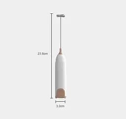 Капучинатор Milk Frother електричний для молока Чорно-білий - мініатюра 2
