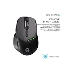 Мишка OfficePro M520B Wireless/Bluetooth Black (M520B) - мініатюра 7