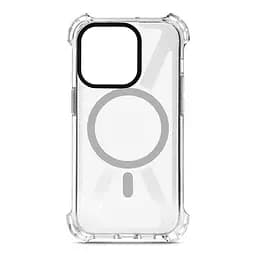 Чехол панель-накладка для Apple iPhone 14 Pro, Bounce, прозрачный, матовый, противоударный защитный чехол из TPU с магнитом для беспроводной зарядки, защита всего корпуса, бортик вокруг дисплея, амортизирующие вставки, ArmorStandart (ARM75241)