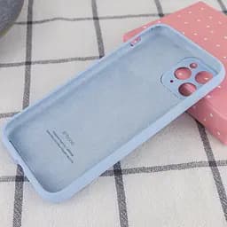 Чохол Silicone Case Full Camera Protective AA для Apple iPhone 12 Pro Max 6.7" Блакитний / Lilac Blue - мініатюра 2