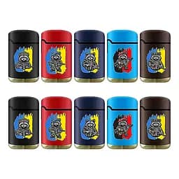 Набір запальничок Smile Jet Lighter Турбо Бойові Єноти 10 шт