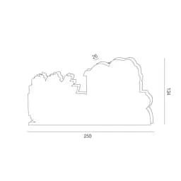 Іграшка світлодіодна MBM My Home Новорічний Потяг 25х13.4х2.6 см (DH-NY-84 COLOR) - мініатюра 4