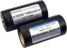 Акумулятор 18350 Keeppower P1835C3 1400 mAh (Чорний) - мініатюра 2