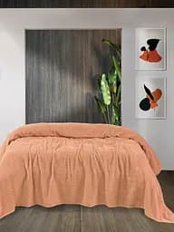 Простыня Iris Home Peach 220х190 см махра персиковая (svt-2000022280846)