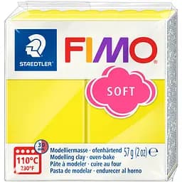 Пластика для бижутерии Soft Лимонная 57г Fimo