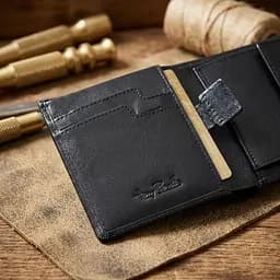 Жіноче вертикальне портмоне Tony Perotti Nevada 3504 nero (90652) Чорне - мініатюра 5