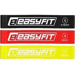 Гумки для фітнесу EasyFit набір 3 шт. (EF-1812)
