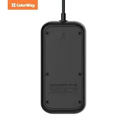 Фільтр живлення СolorWay 6 розеток, 4xUSB, 2м, Black (CW-CHE64B) - мініатюра 2