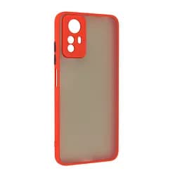 Чехол-панель-накладка для Xiaomi Redmi Note 12S 4G, Frosted Matte, красный, противоударный чехол с защитой всего корпуса, термополиуретан TPU + поликарбонат PC, ArmorStandart (ARM68557)