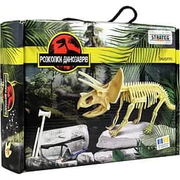 Набір для творчості Strateg Розкопки динозаврів. Трицератопс (30833)