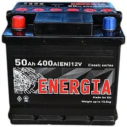Акумулятор Energia 50Ah (+/-) 400EN 207x175x190 мм