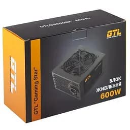 Блок живлення GTL 600W Gaming Star Black 80 Plus (GTLGS600BK) - мініатюра 5