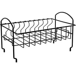Сушка для посуду Ringel Raum багатоярусна чорна метал 44.3x31x30 см (RG-022b) - мініатюра 5