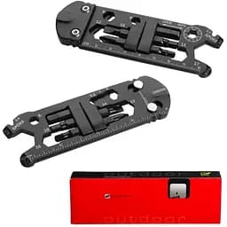 Мультиінструмент 7 в 1 Schwarzwolf Inari для велосипеда чорний (F5202000AJ3)