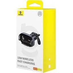 Автотримач з бездротовою зарядкою Baseus LightChaser Series Triple-Coil Wireless Charging C40355901111-00 - мініатюра 4