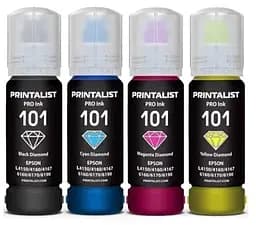 Комплект чорнил 101 для Epson L4150 Printalist teh0023381