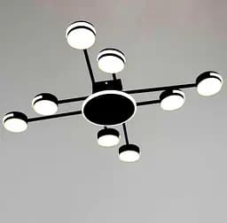 Стельова Led люстра Art 8673-8BK