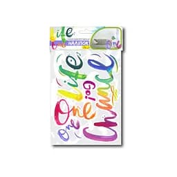 Набор декоративных наклеек А3 "One life" Апельсин НДН-03-3