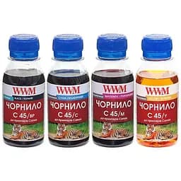 Чернила WWM CANON PG440/CL-441 Black Pigment +C/M/Y (C45SET-4)