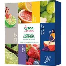 Чай чорний Tea Moments Magical Moments Асорті 4 смаки x 8 пірамідок