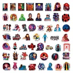 Стікерпак Дуже дивні справи Набір наклейок GeekLand Stranger Things 50 штук - мініатюра 7