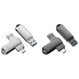 Флеш-пам'ять XO DK03 Type-C USB 3.0 32 ГБ сталевий (MAW-44113_316)