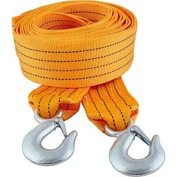 Трос буксирувальний Vitol ТР-250-8-1 стрічка 8 тонн 75 мм х 6 м помаранчевий (TR-250-8-1)