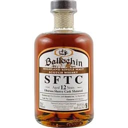 Виски Ballechin Straight from the Cask Sherry Single Malt Scotch Whisky 58% 0.5 л