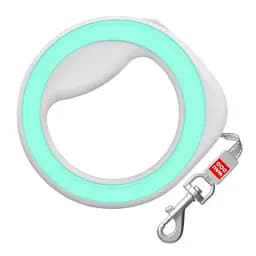 Повідець-рулетка для собак Waudog R-leash кругла XS-M до 40 кг 2.9 м світловідбивна стрічка (4823089328492)