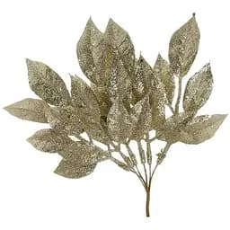 Декоративная ветка 25 см Искусственные материалы для декора и флористики Золотистый